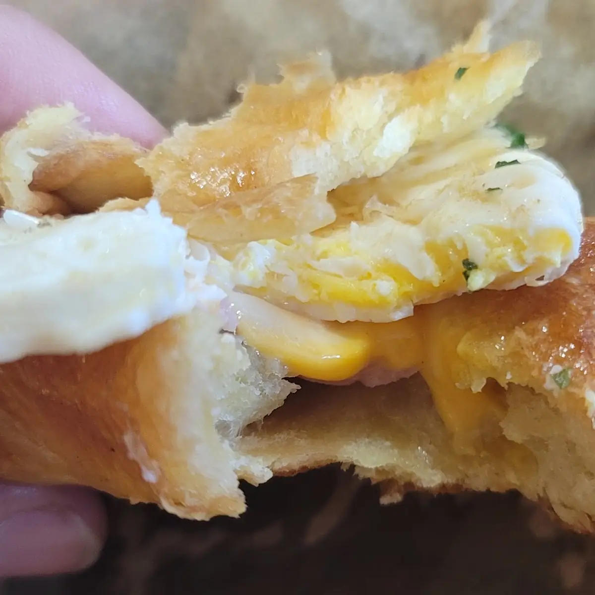 Croissant Jamon Queso Y Huevo
