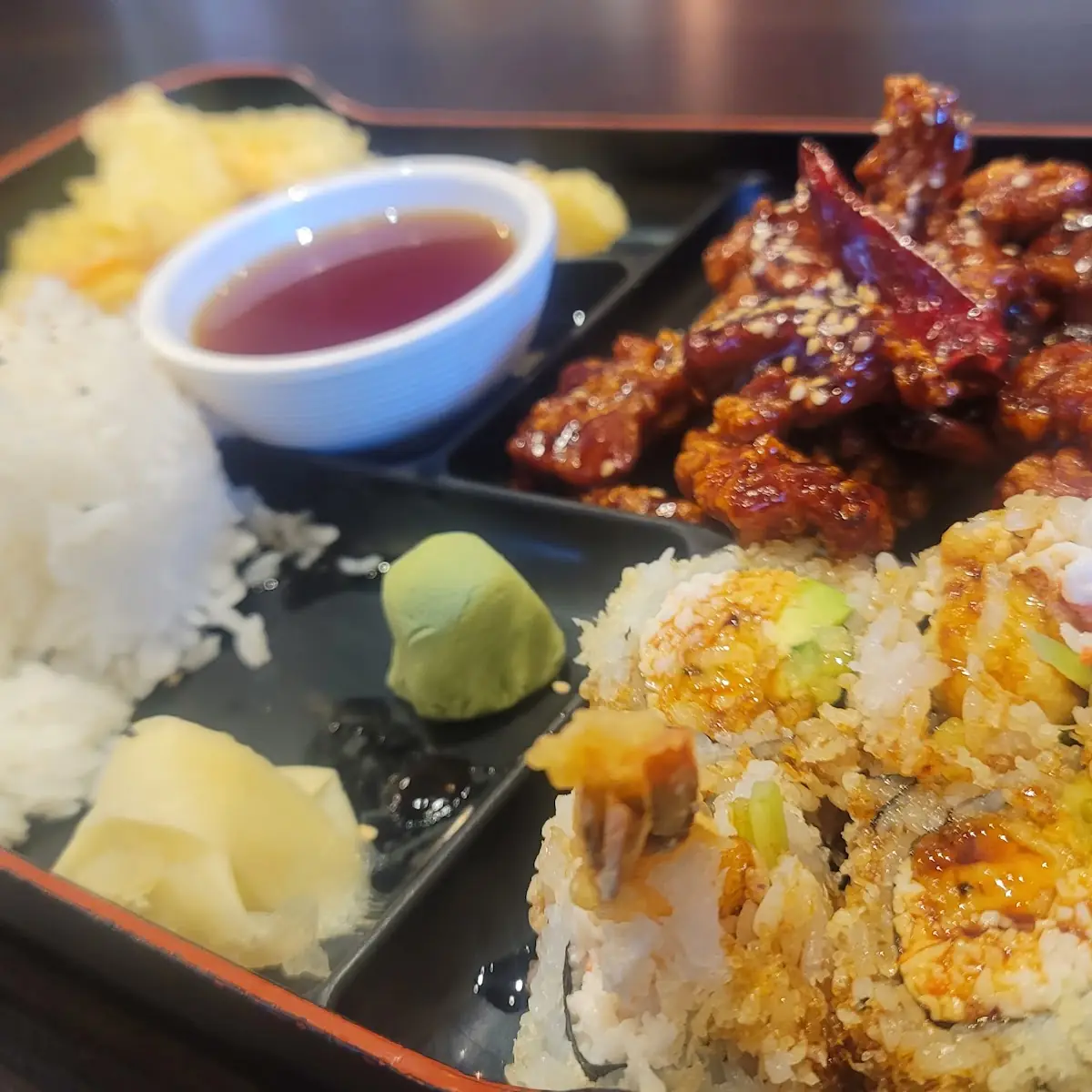 Orange Chicken Bento Box
