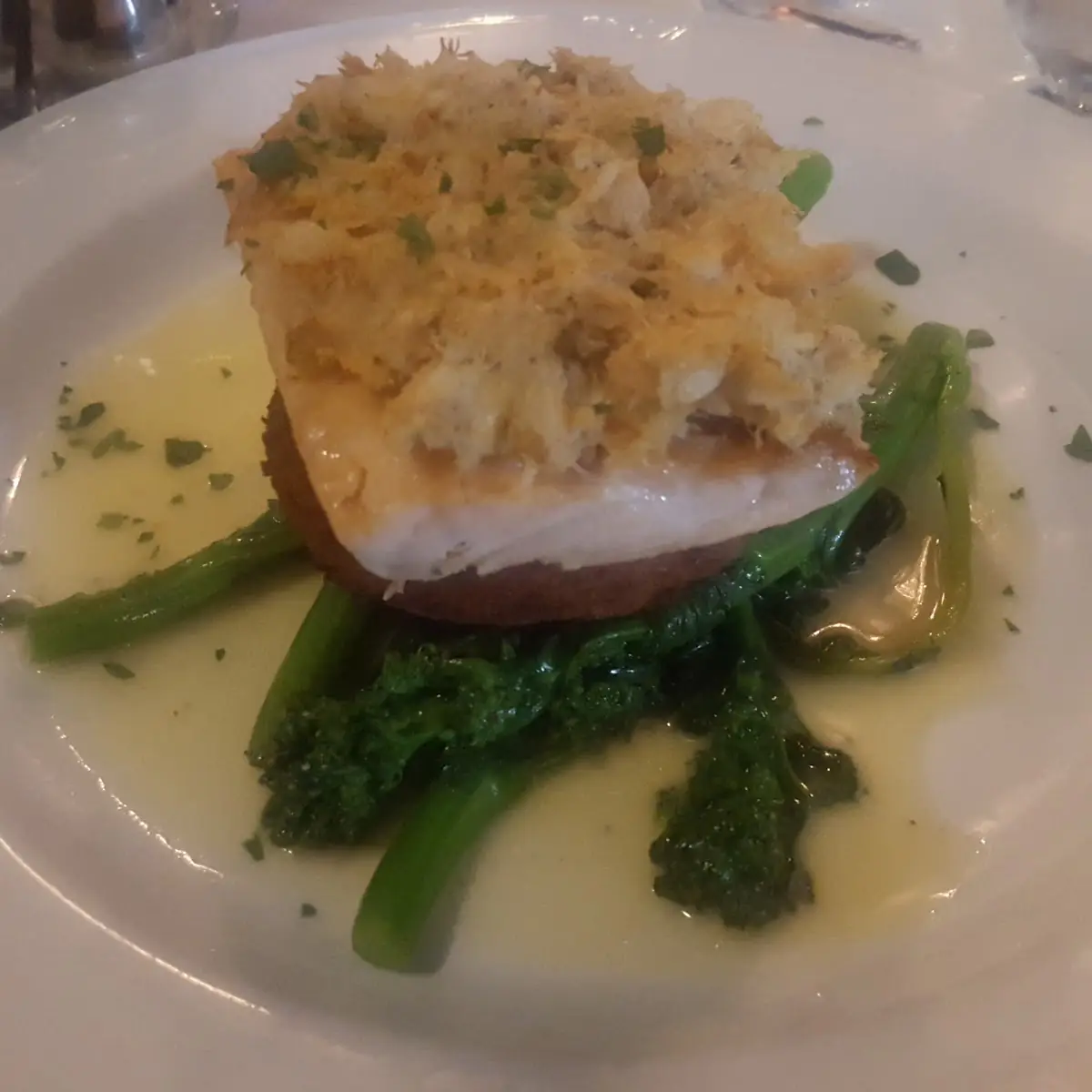 Crab Crusted Atlantic Salmon
