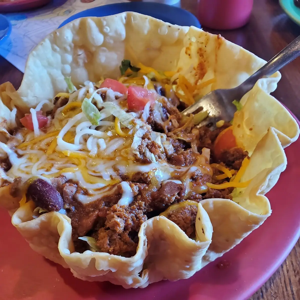 Beef Super Taco Salad