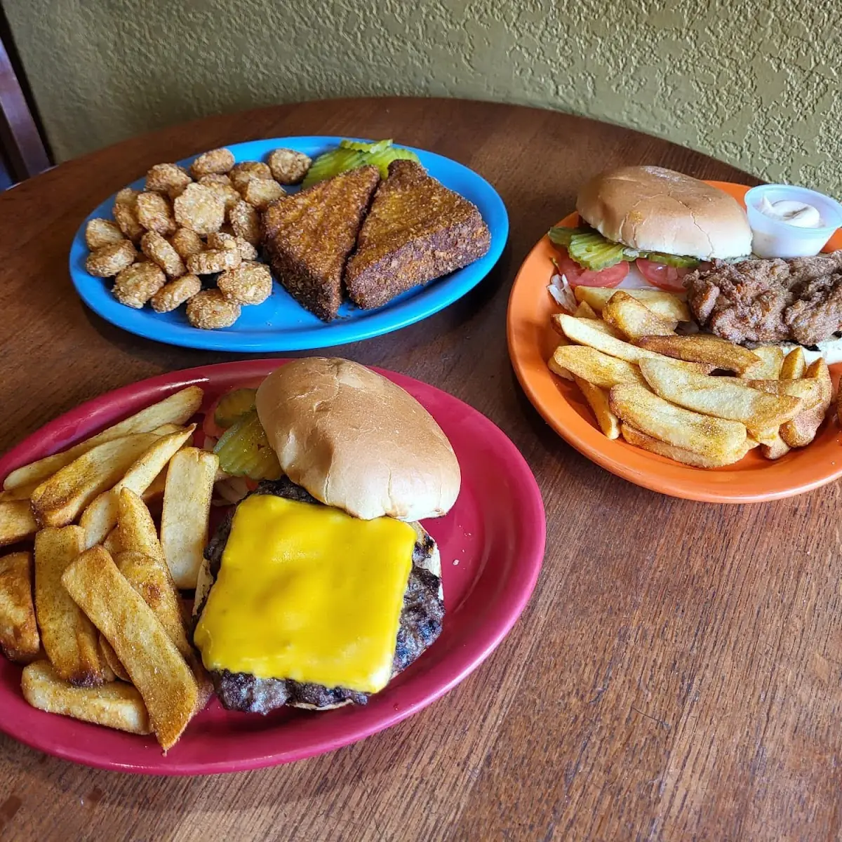 Cheese Burger & Fries
