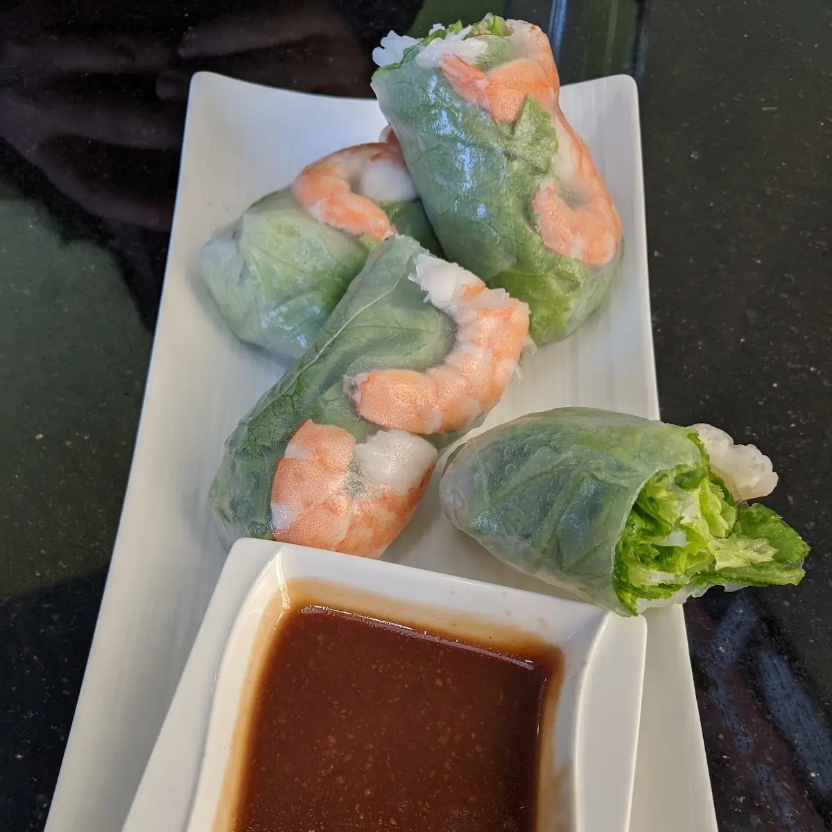 Cold Shrimp Spring Rolls