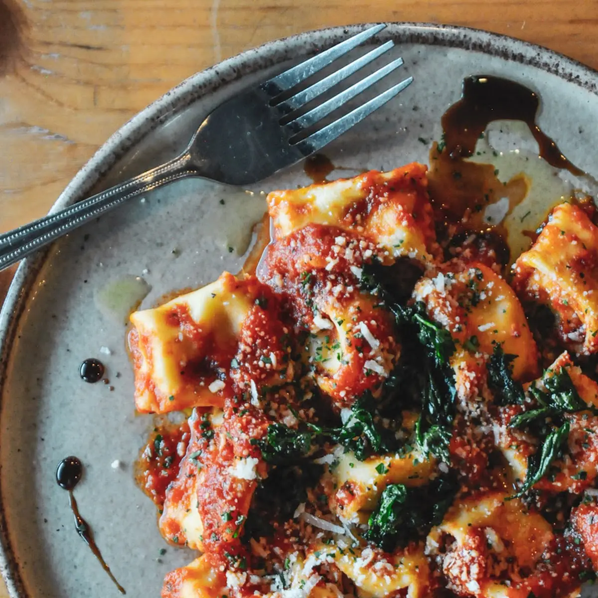 Agnolotti Filled with Fresh Goat Cheese and Potato