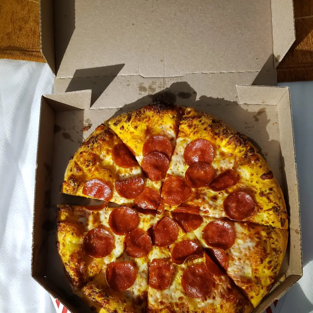 Pepperoni and Mushroom Pizza