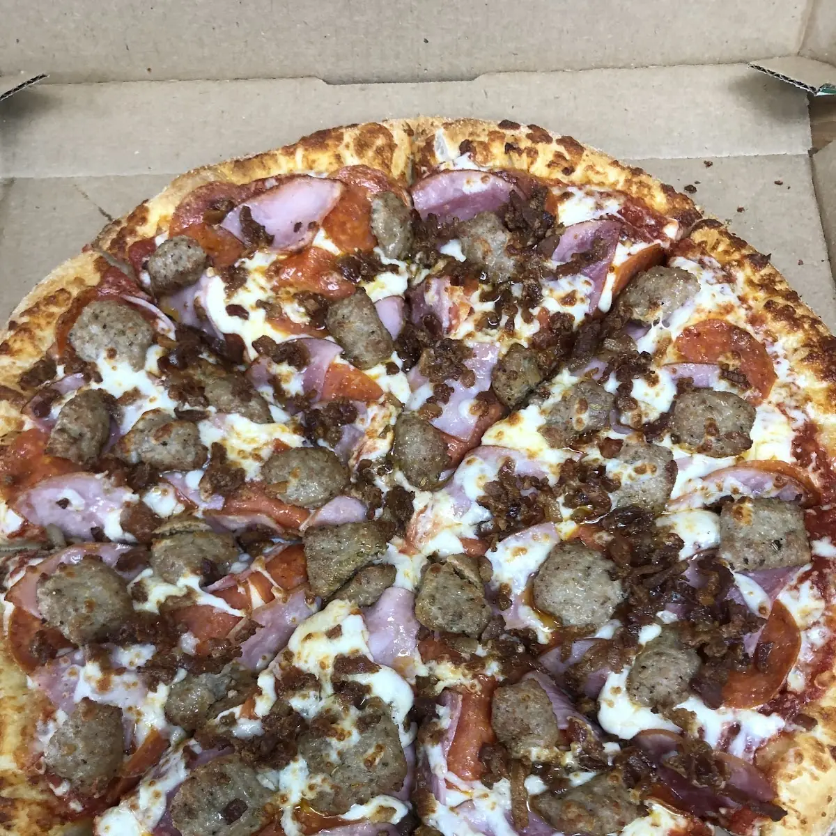 All Meats Pizza Large Size