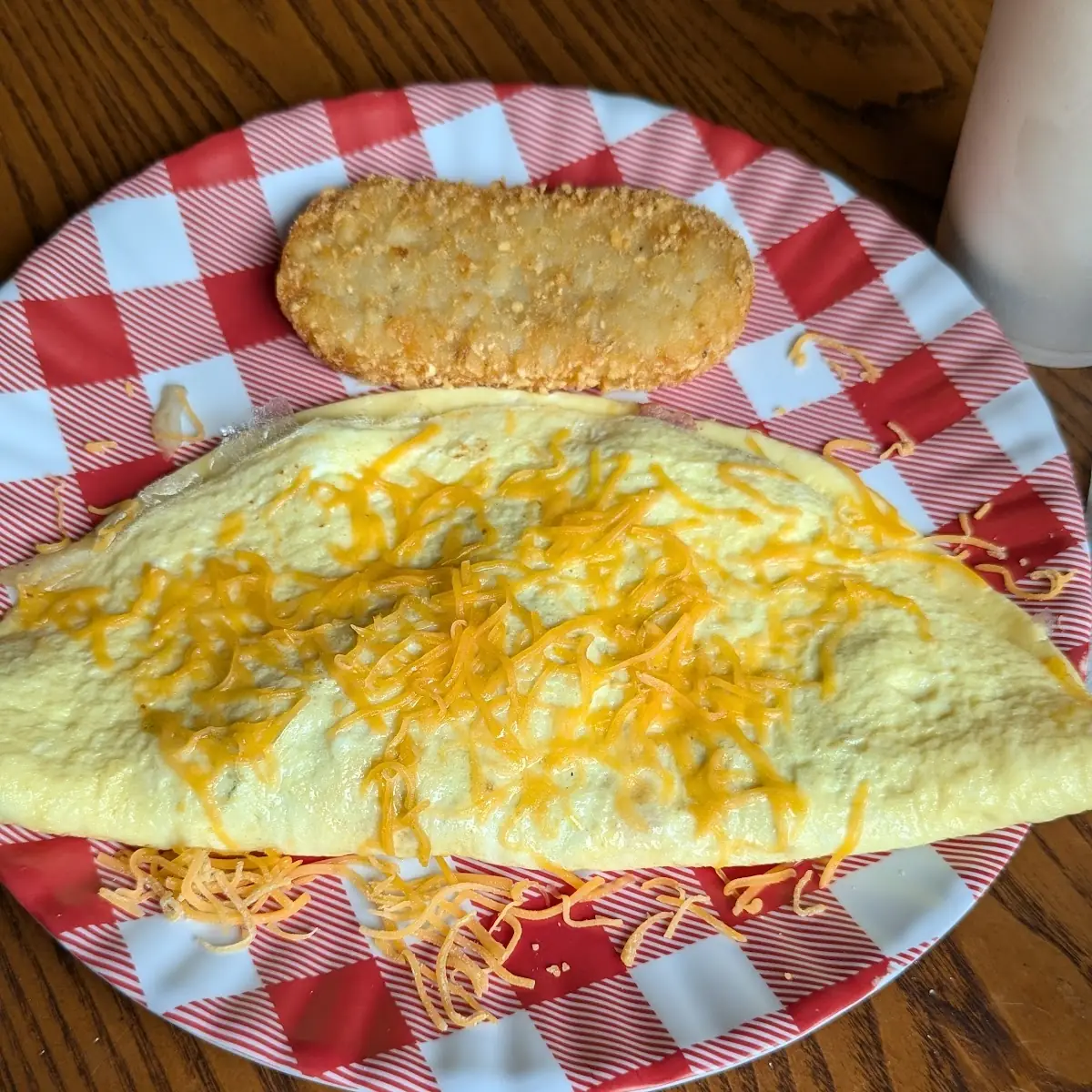 Ham and Cheese Omelette with Veggies