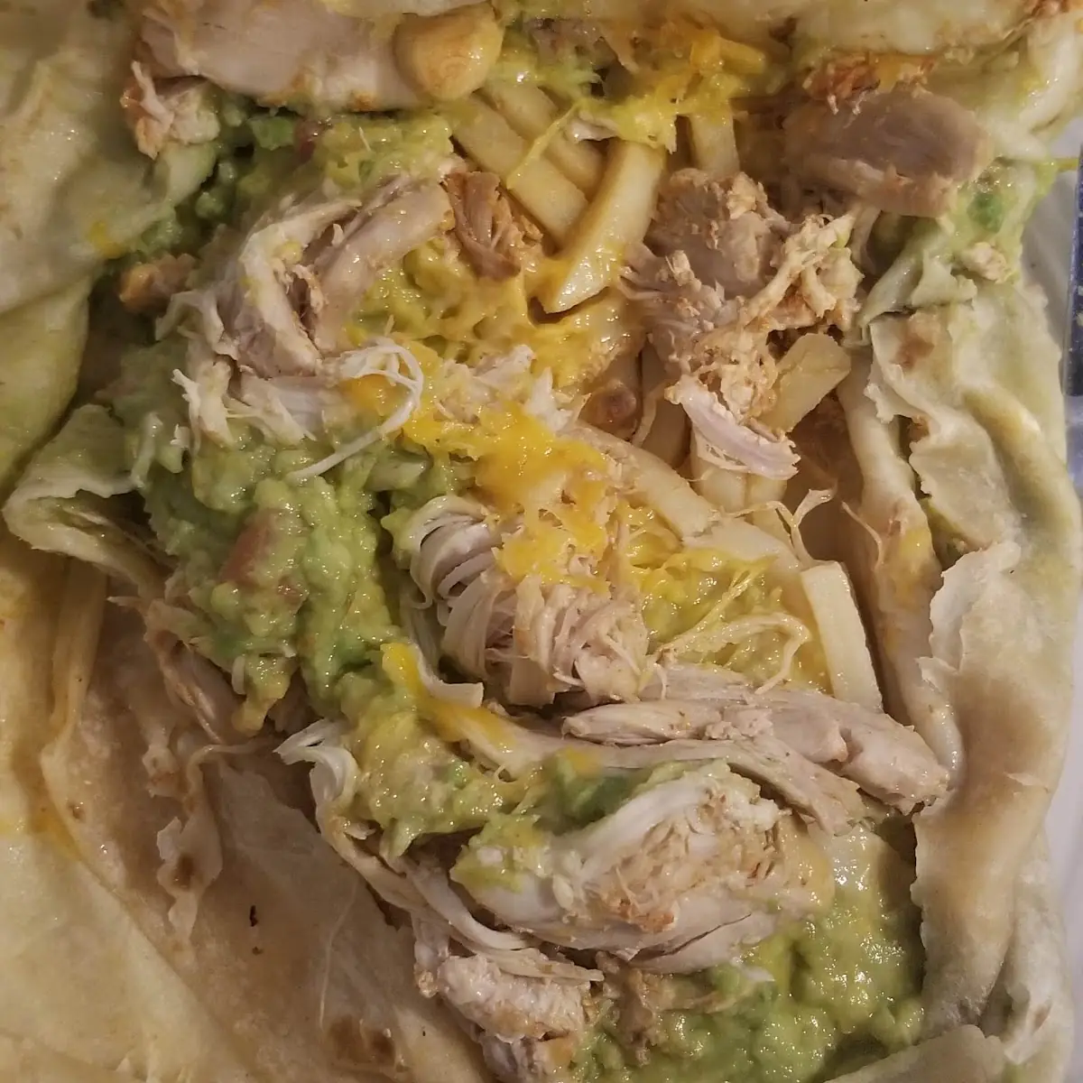 Two Shredded Beef Burrito