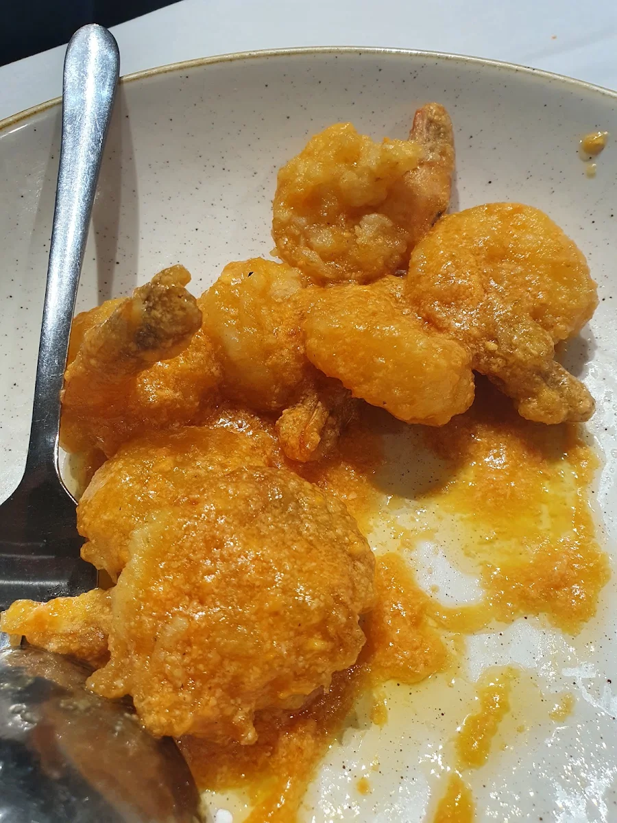 Salted Egg Yolk Prawns, Walsh Bay Crabhouse