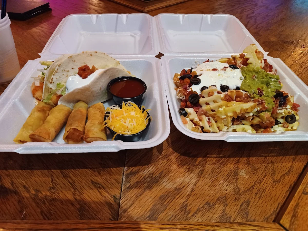 Irish Nachos & Shrimp Tacos