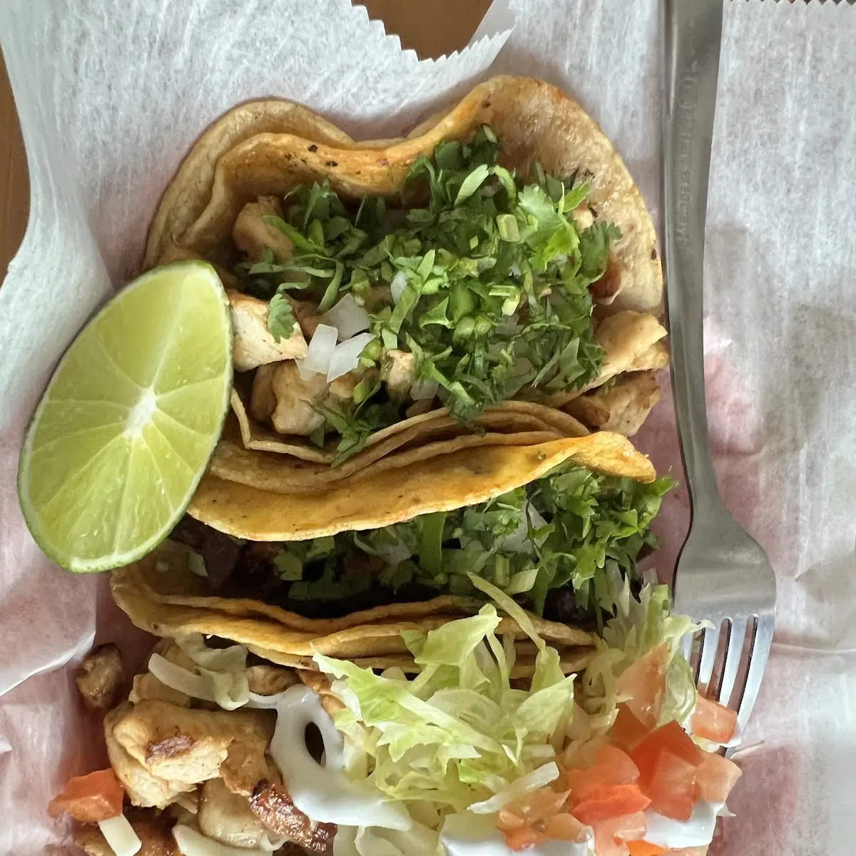 Chicken Tacos Mexican Style