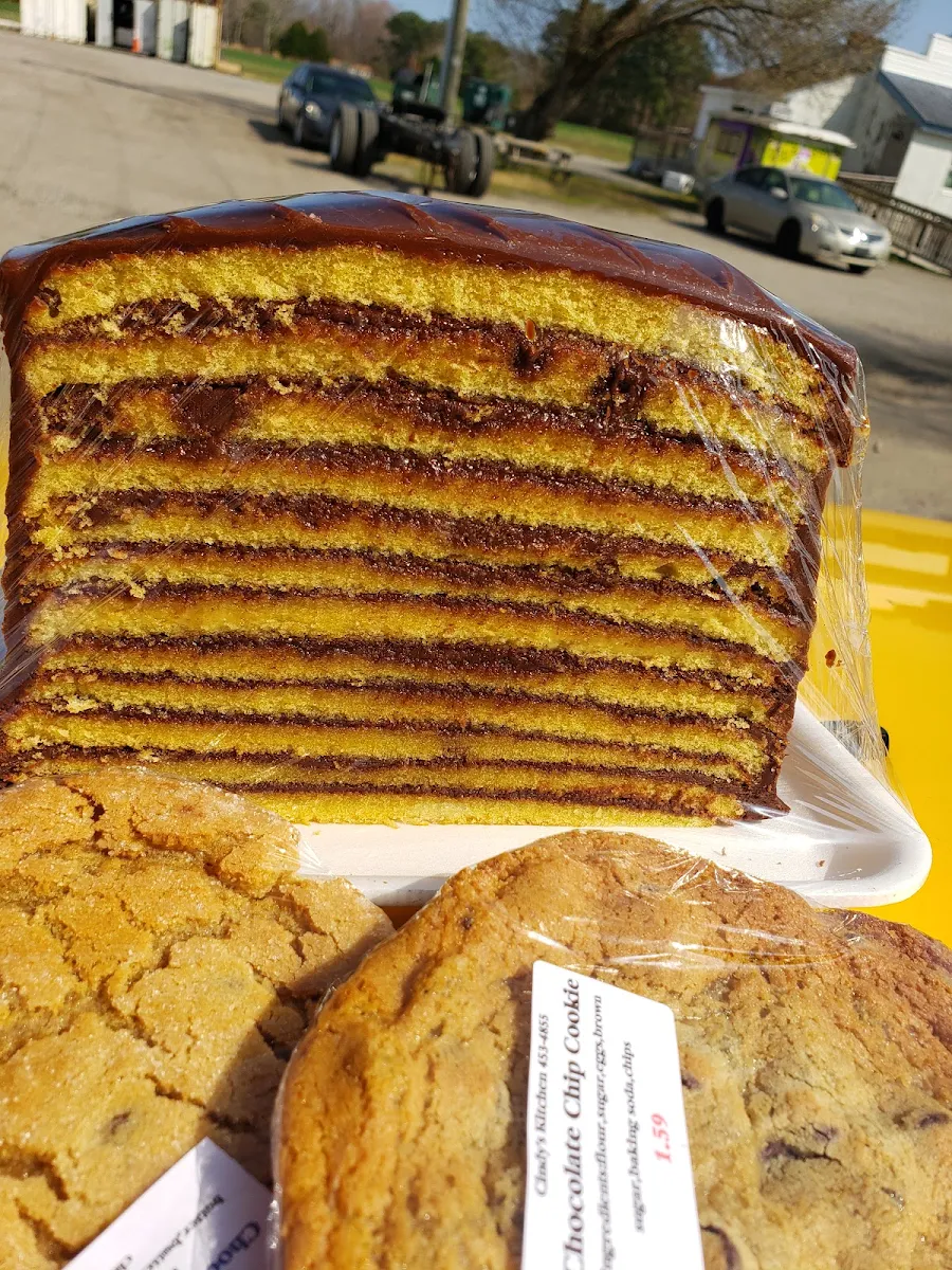 12 Layer Cake and Chocolate Chip Cookies