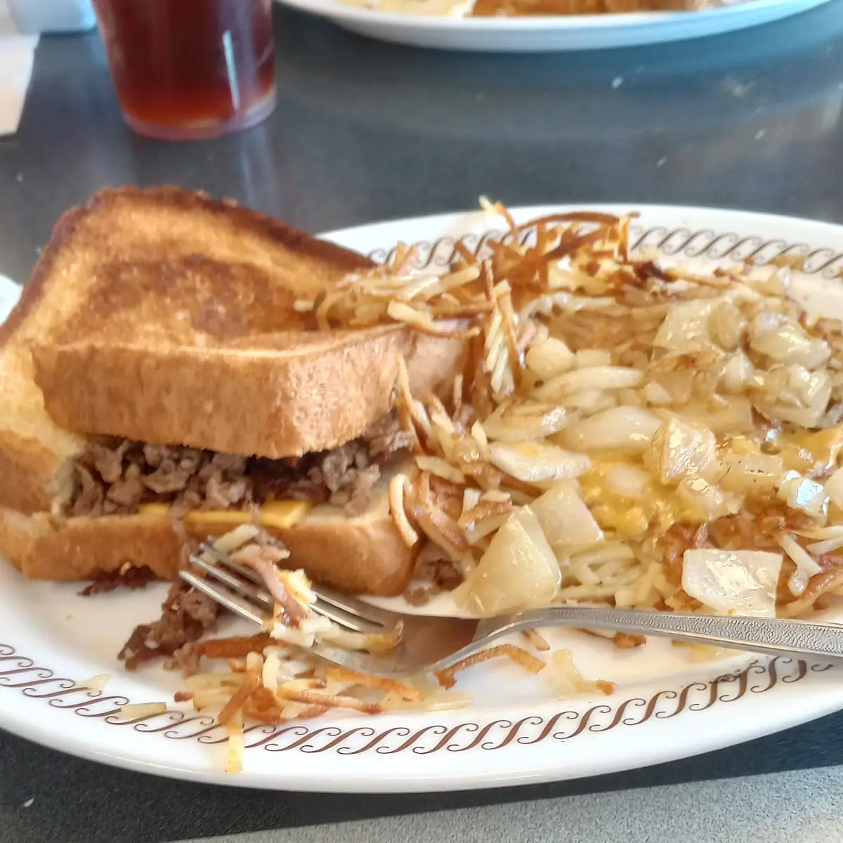 Cheese Steak Melt Plate