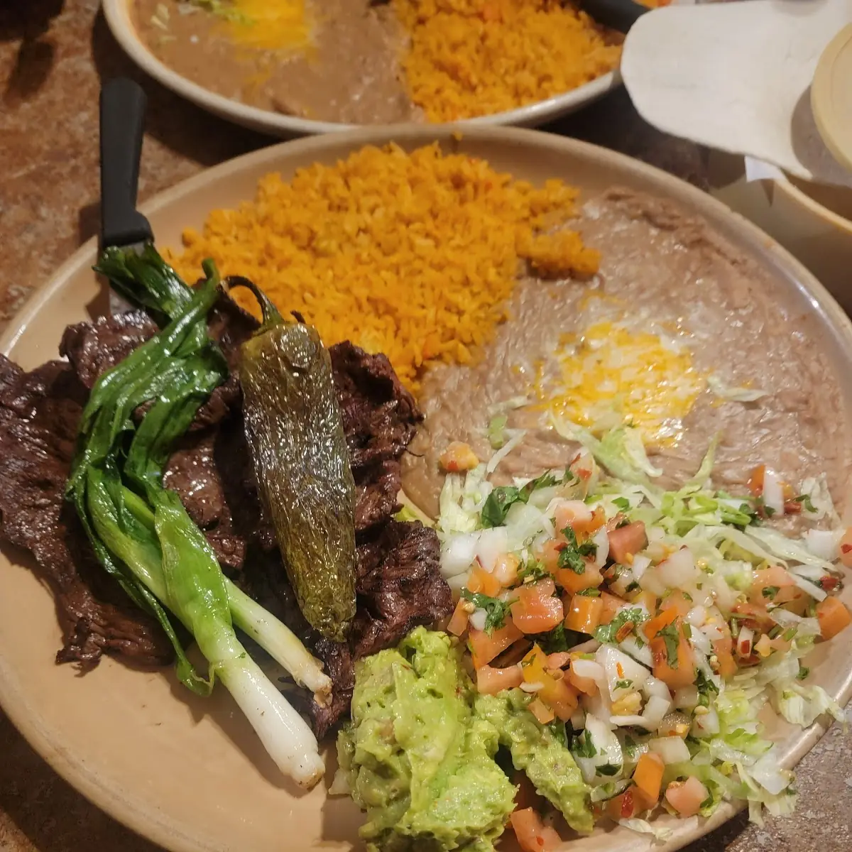Carne Asada & Chile Relleno