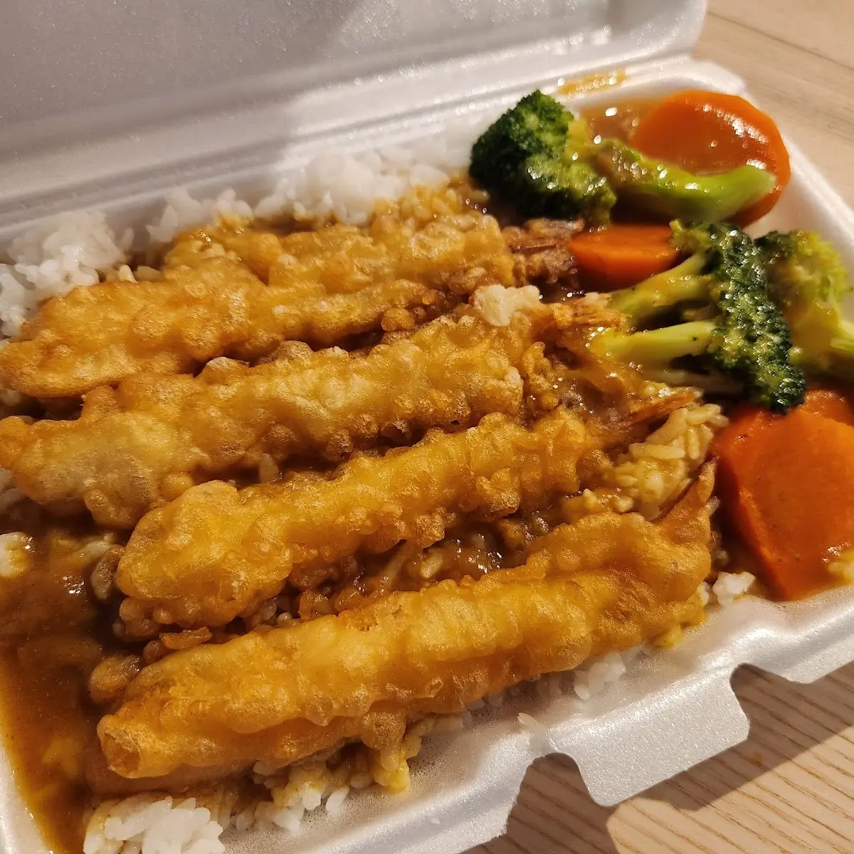 Curry Shrimp Tempura
