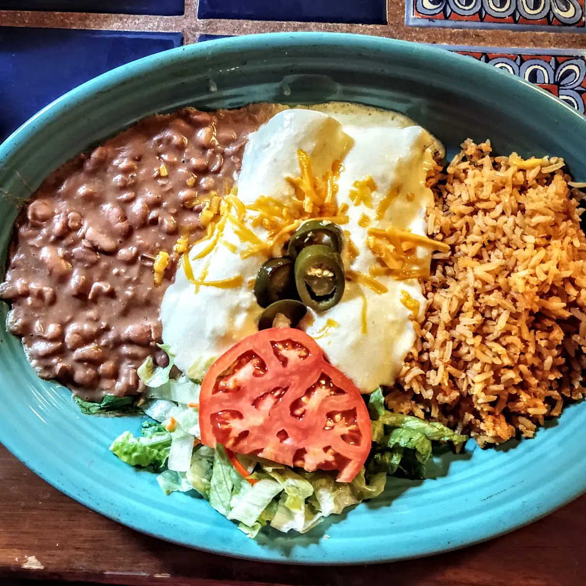 Sour Cream Sauce Chicken Enchiladas