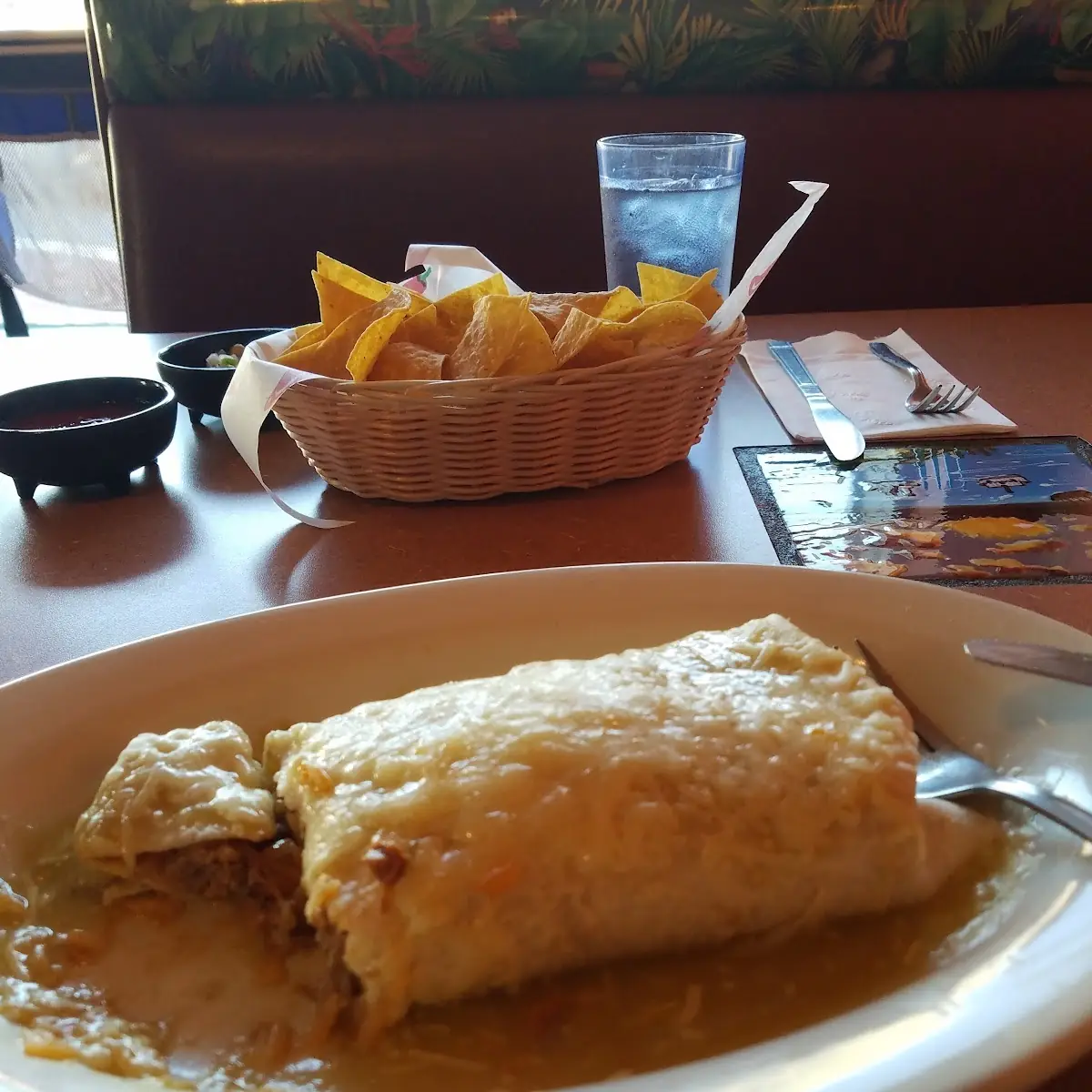 Queso Dip Burrito