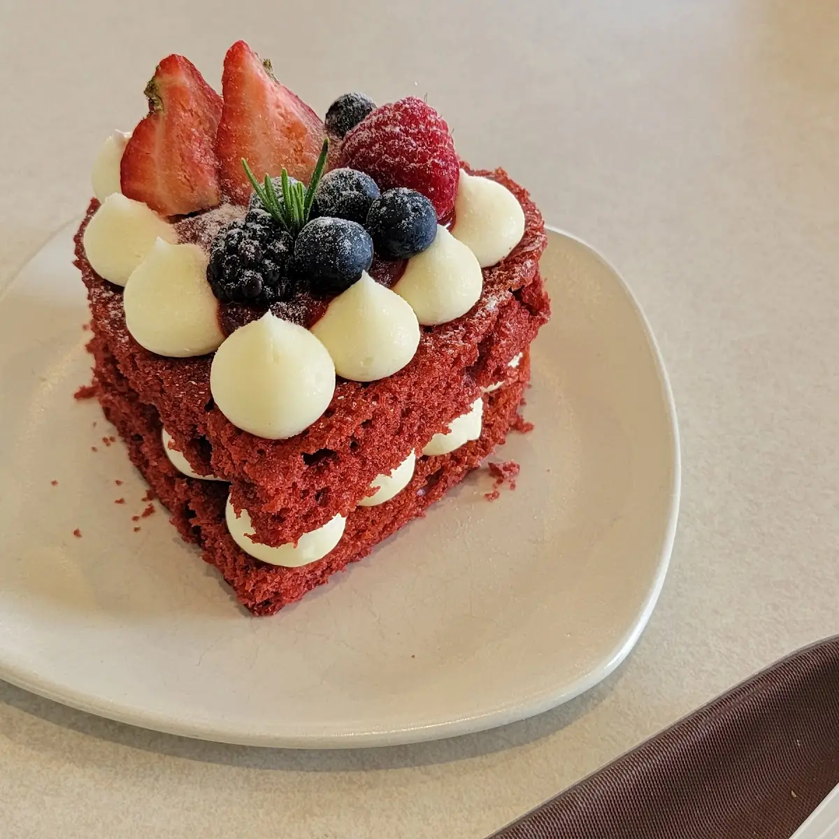 Red Velvet Cake Slice