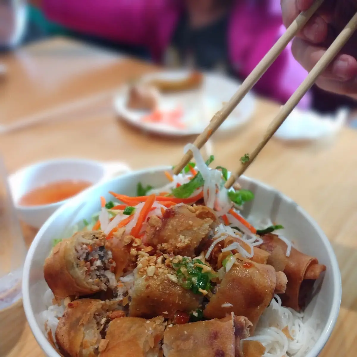 Lemongrass Pork Spring Rolls