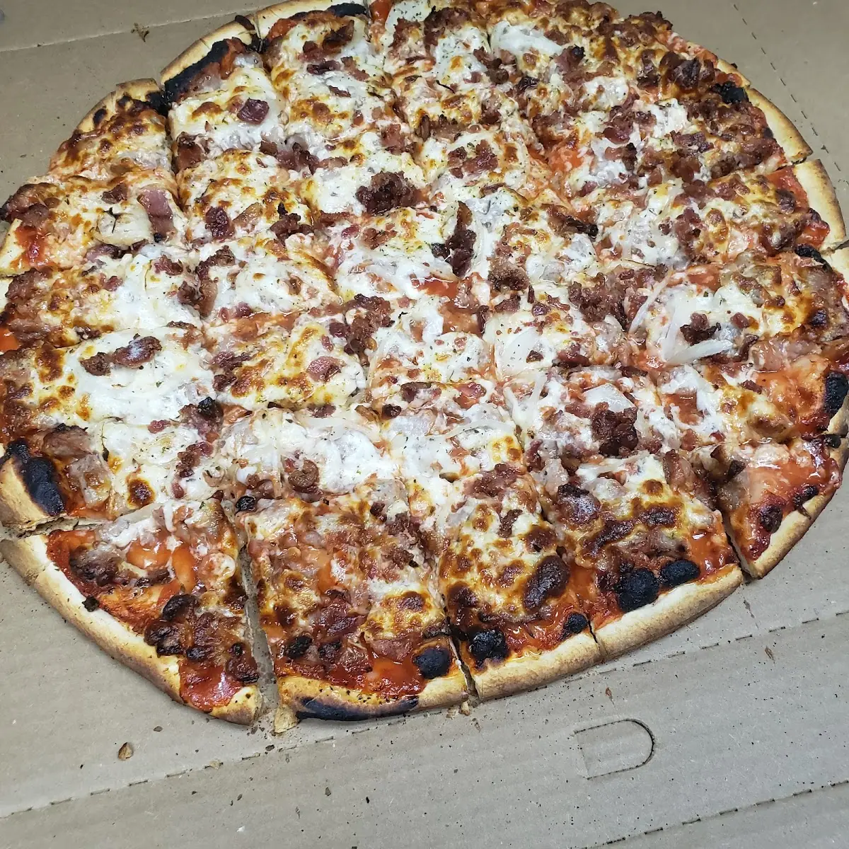 Square Cut Pepperoni Pizza