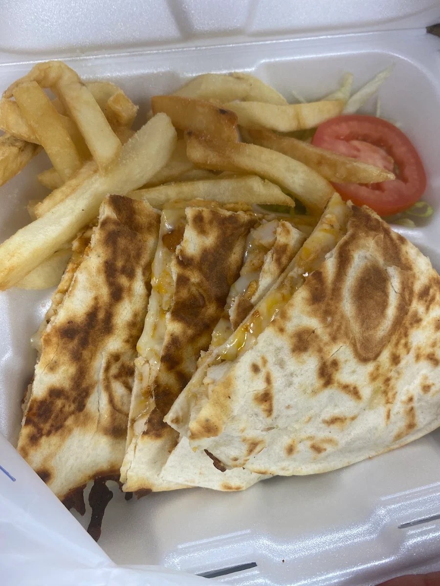Cheese and Chicken Quesadilla