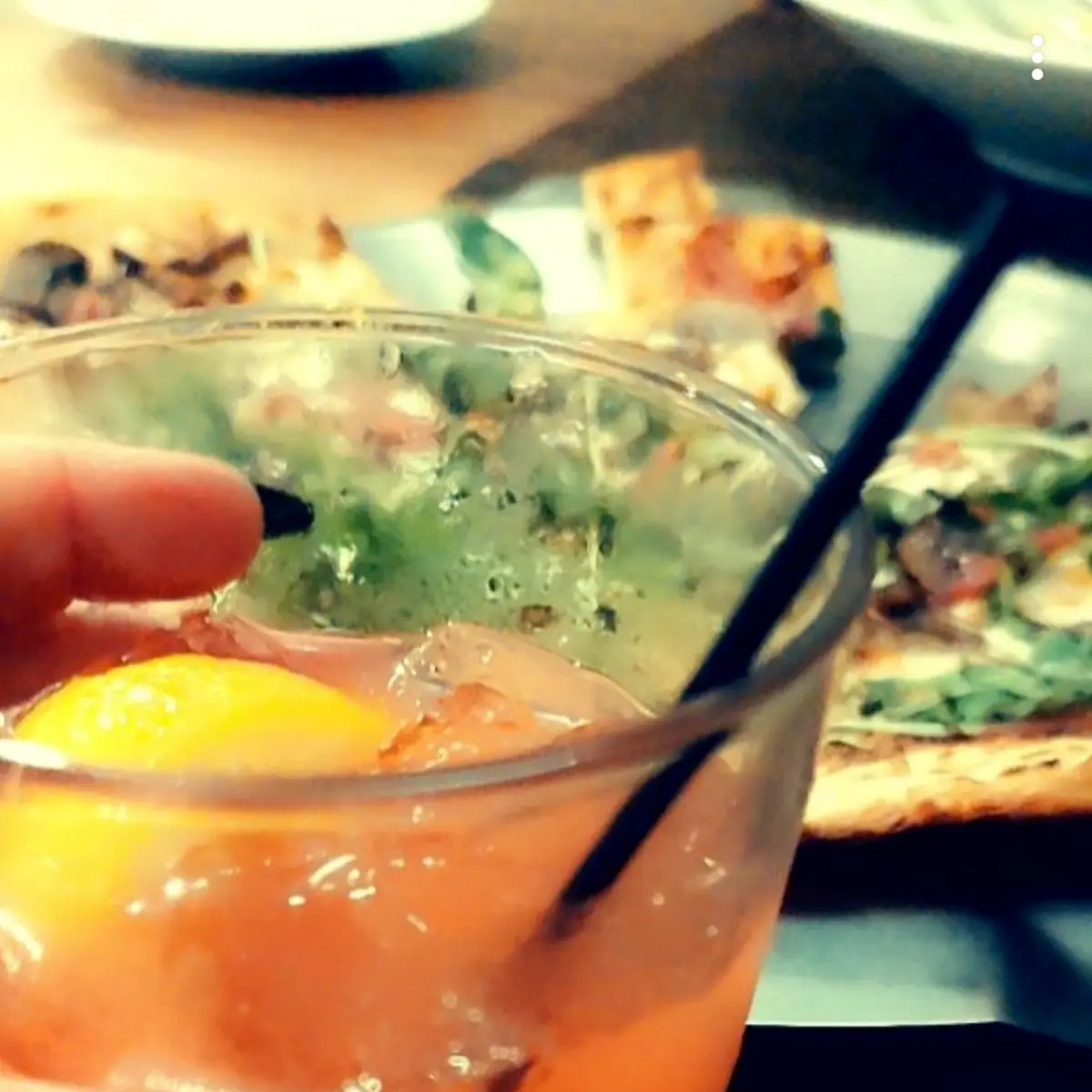 Tequila Sunrise Wild Mushroom Pizza