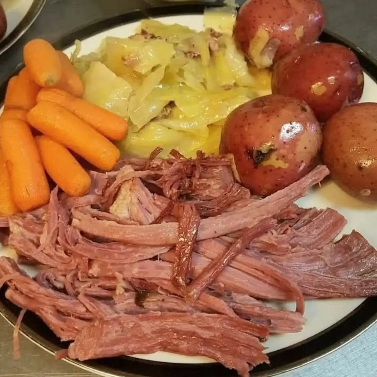 Corned Beef and Cabbage Dinner