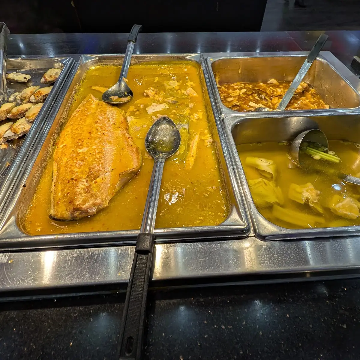 Salmon Soup and Mussels