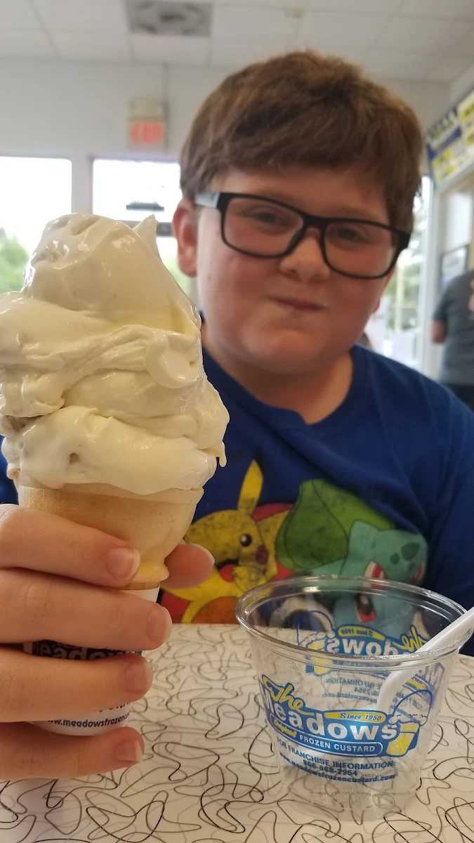 Cookie Dough Vanilla Whip Cone