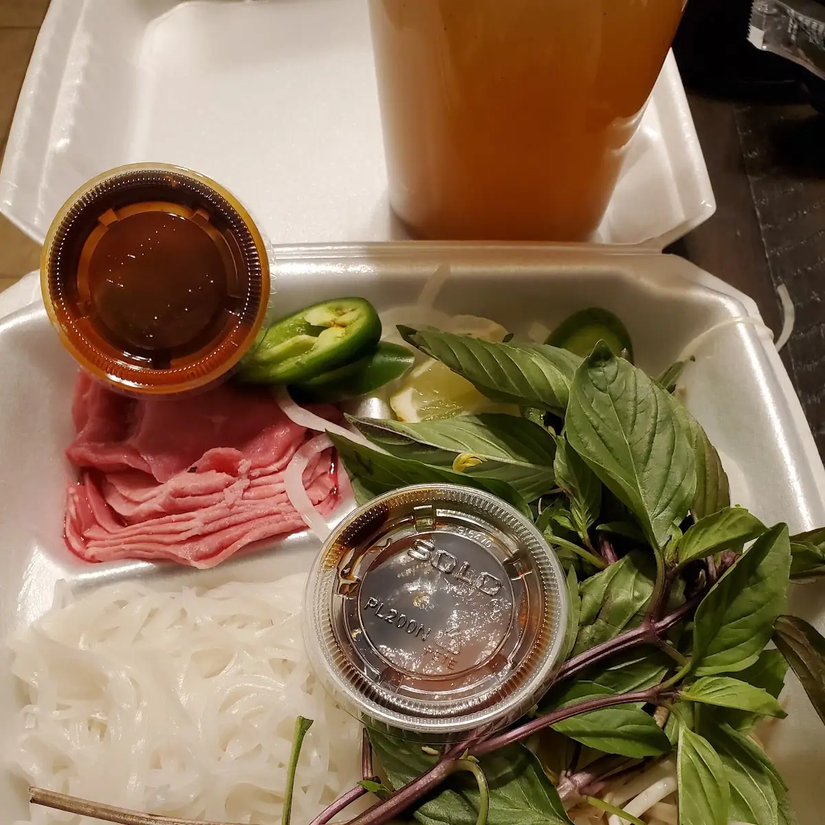 Rare Beef Pho to Go