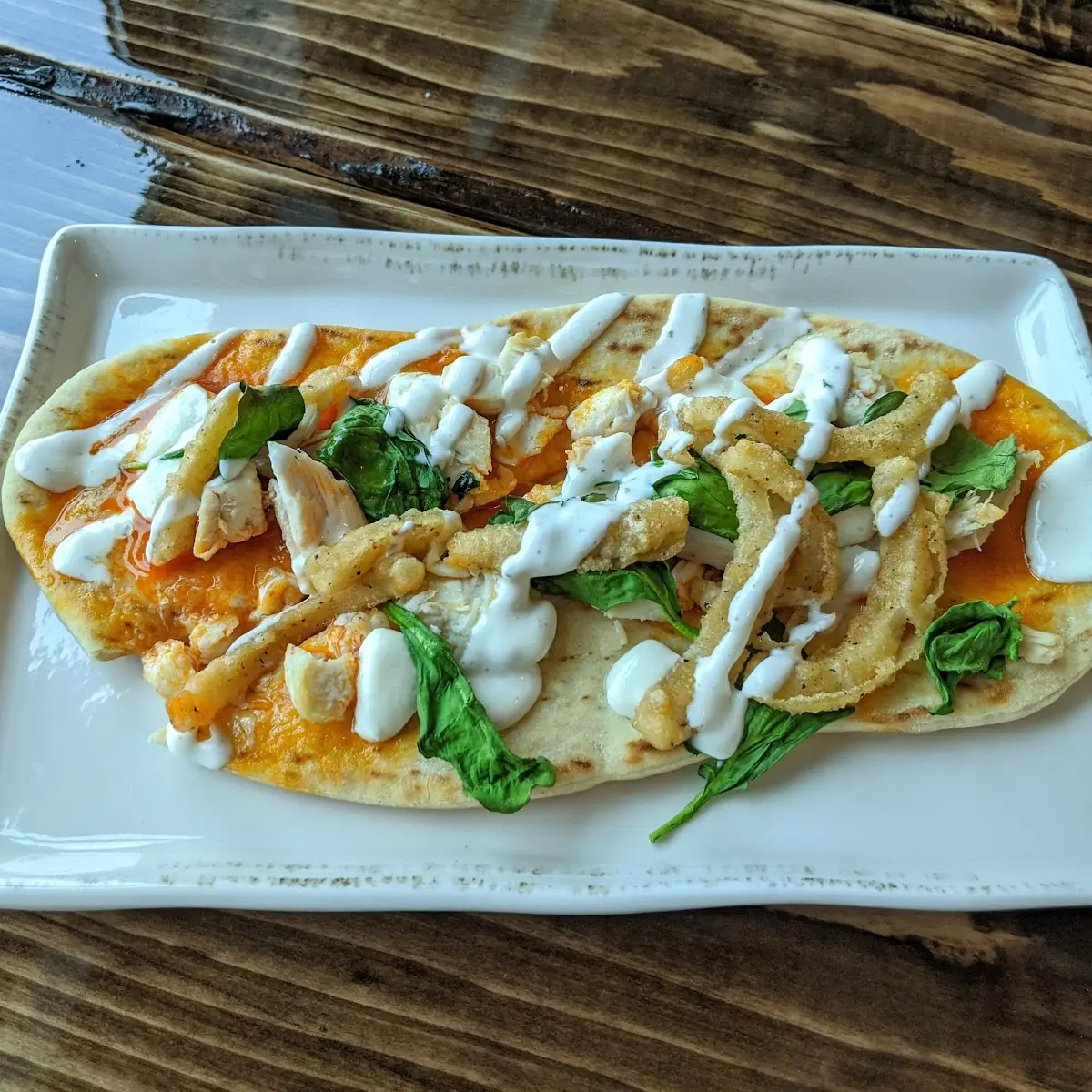 Buffalo Chicken Flatbread
