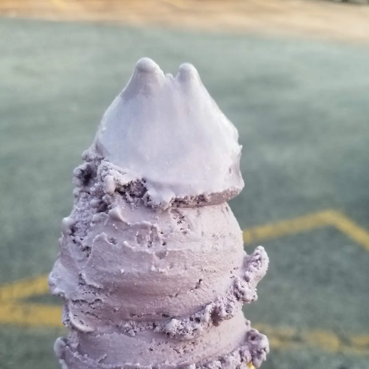 Grape Ice Cream Cone