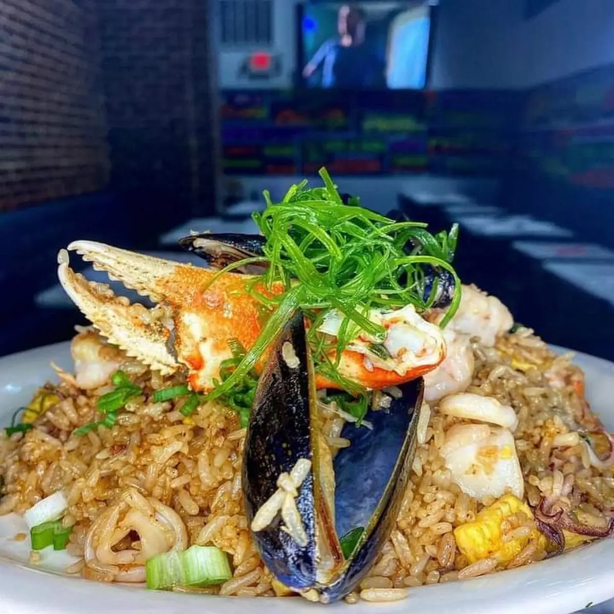Chaufa De Mariscos Peruvian Seafood Fried Rice