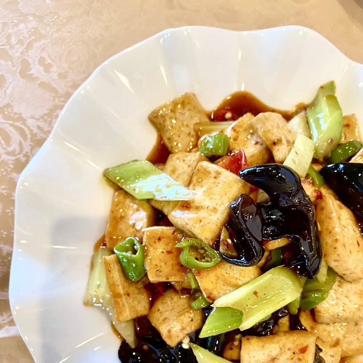 Dry Crispy Spicy Tofu
