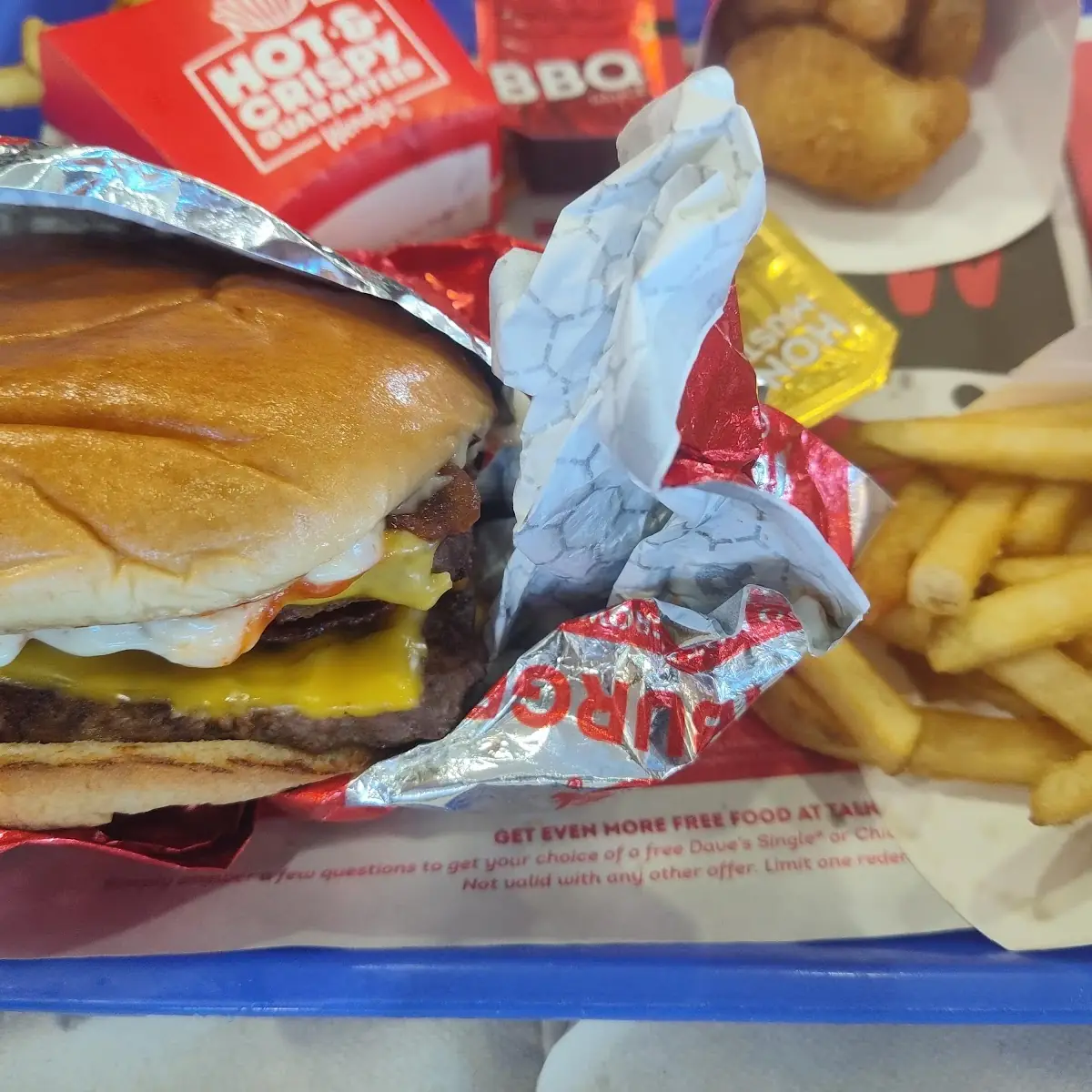 Baconator Cheeseburger Combo