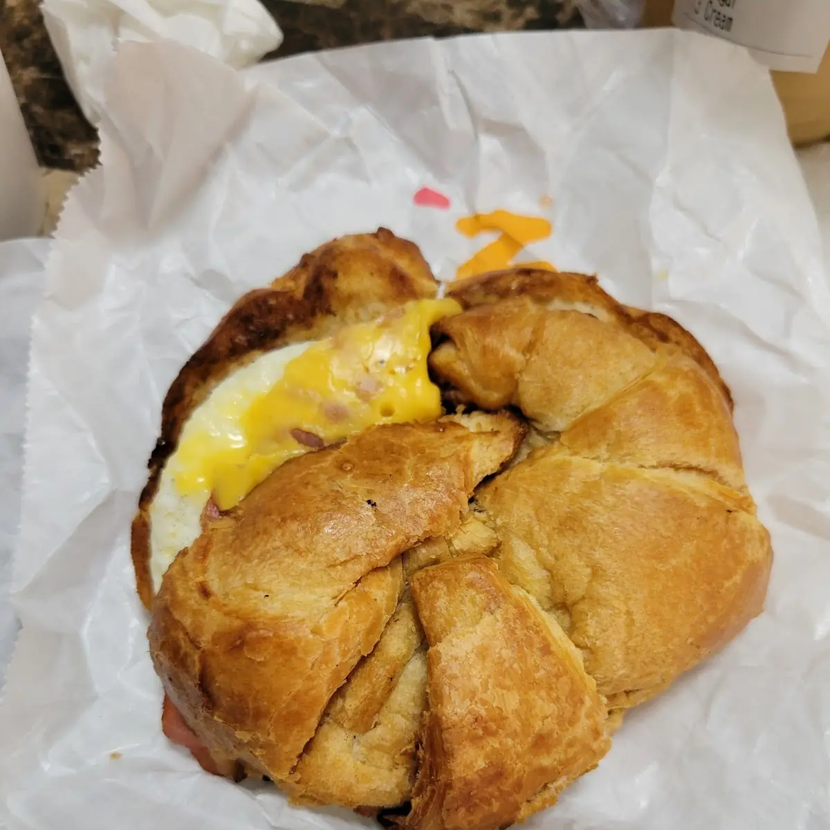 Bacon Egg and Cheese Croissant