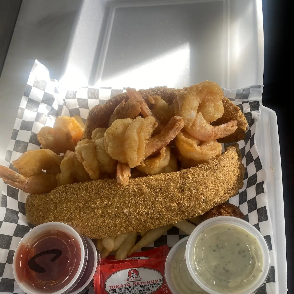 Fried Shrimp Basket 8-10