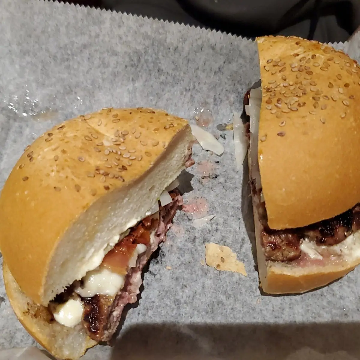 World Famous Burger with Cheese and Bacon