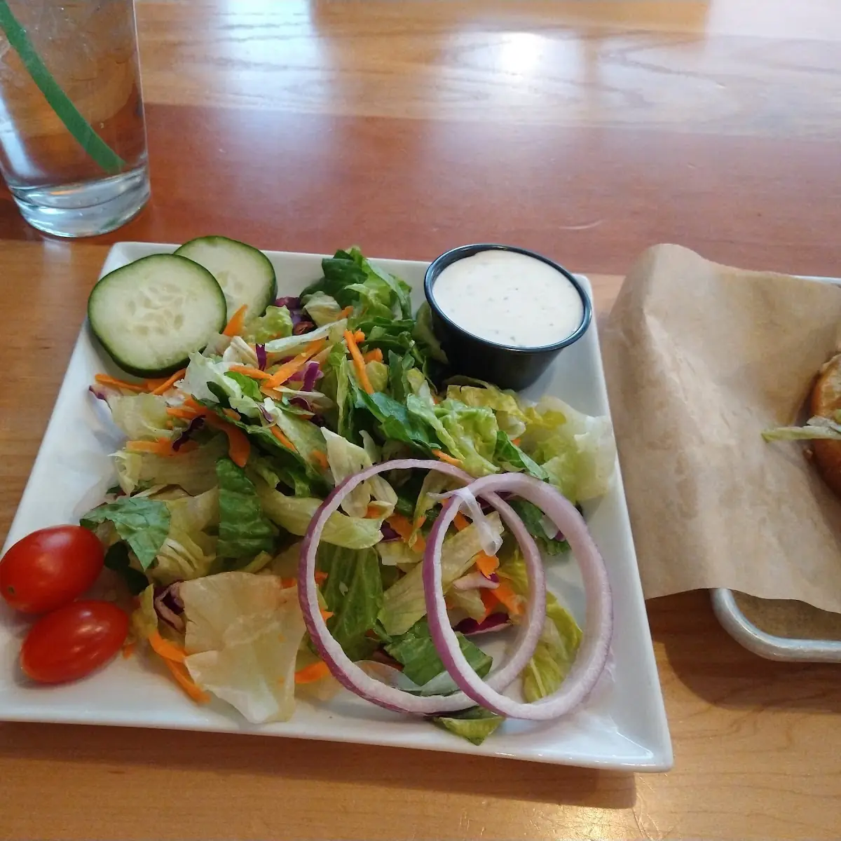 Garden Salad with Ranch