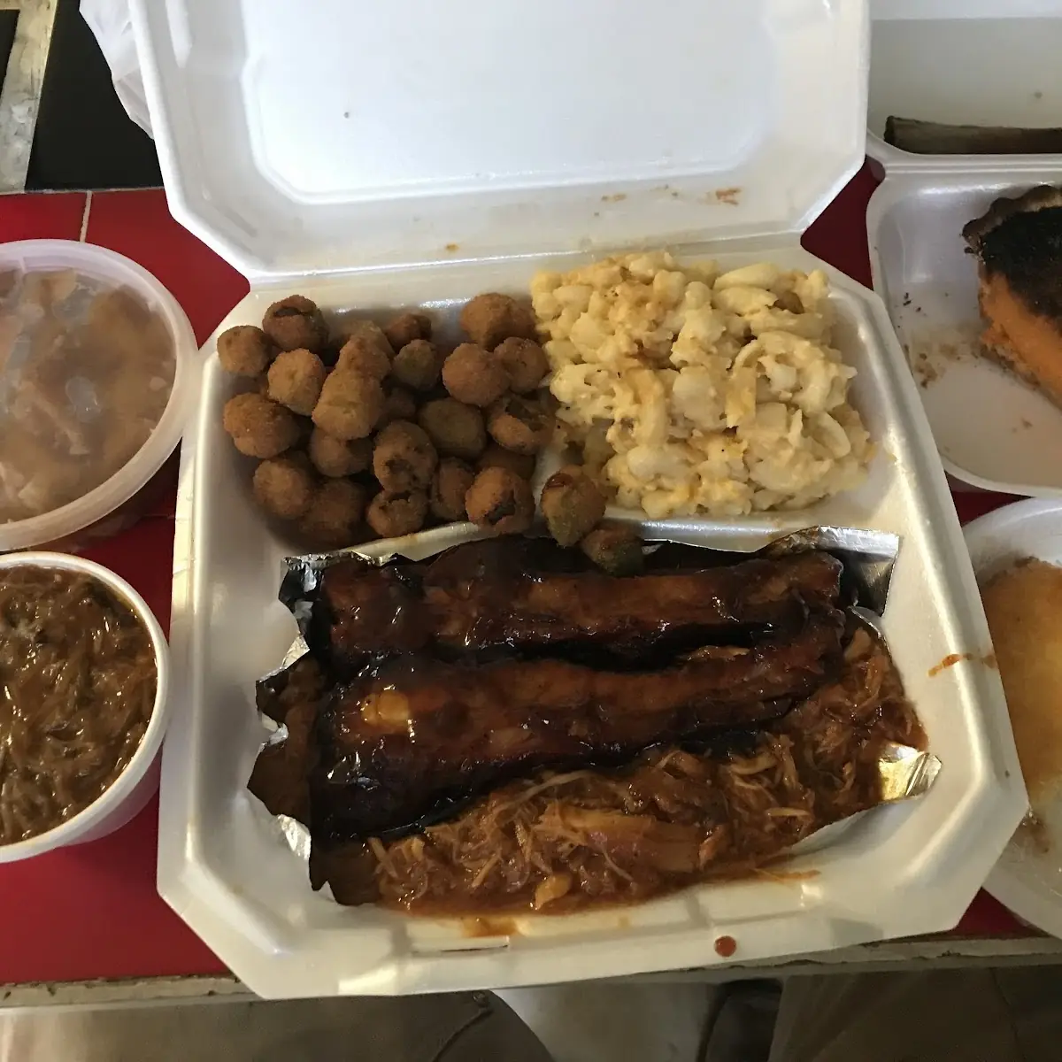 Ribs Pulled Pork Pulled Chicken