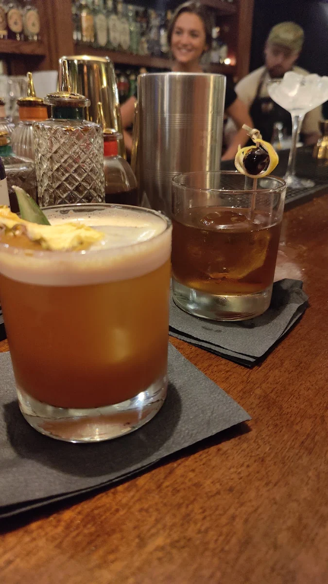 Jungle Bird and an Old Fashioned