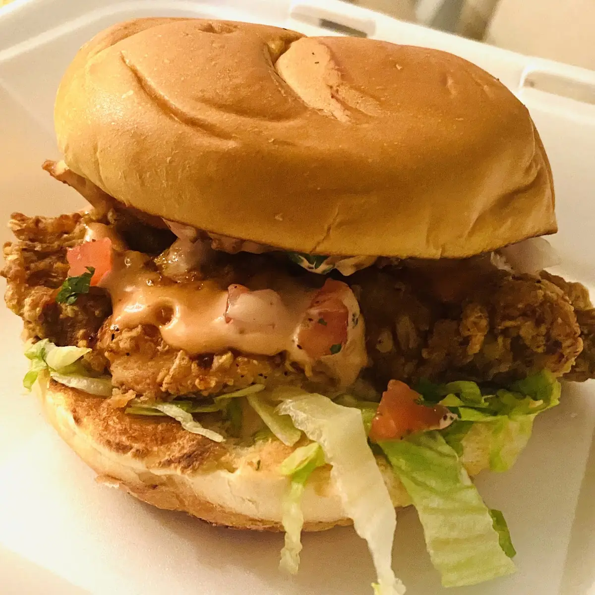 Bang Bang Chicken Sandwhich
