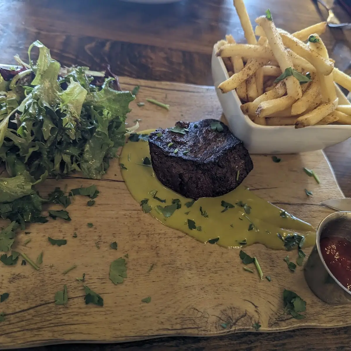 Bison Strip Steak Frites
