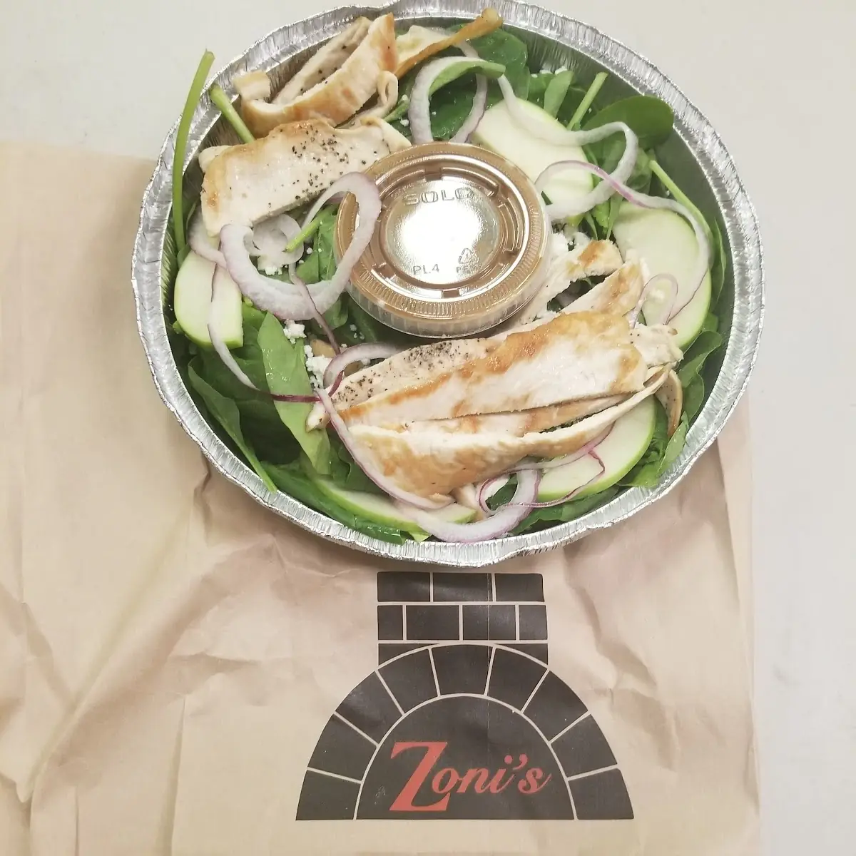 Baby Spinach Salad w Chicken