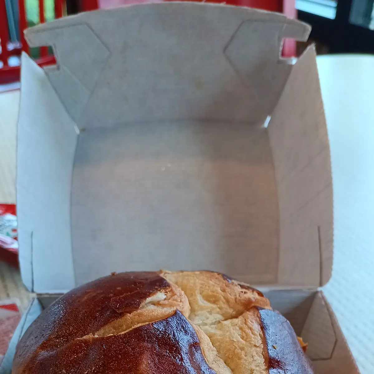 Pretzel Bun Chicken Sandwich