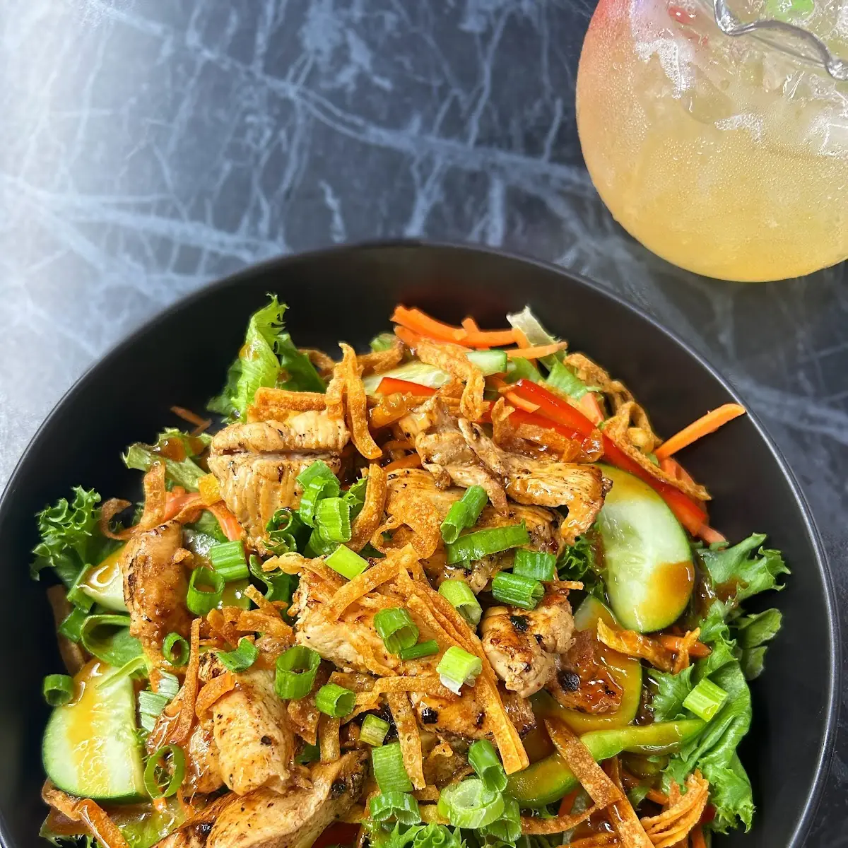 Garlic Ginger Chicken Salad