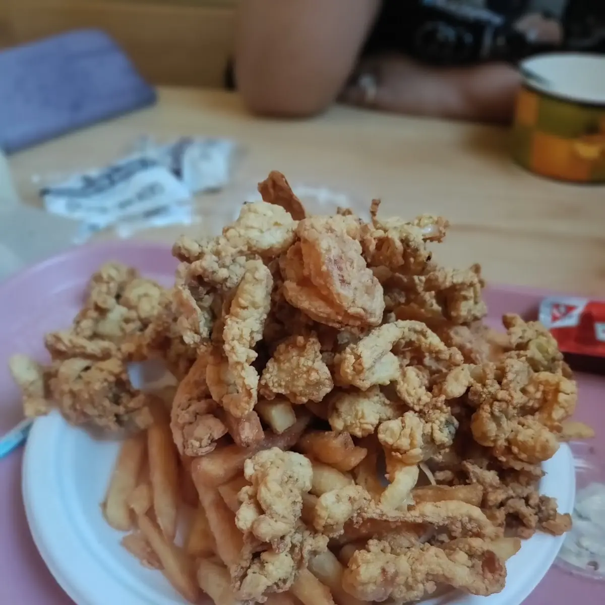 Fried Clams Fried Shrimp Platter