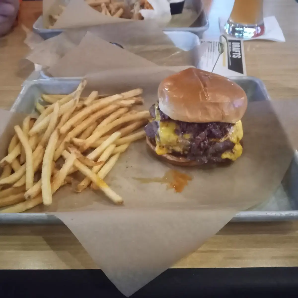 Cheese Curd Bacon Burger