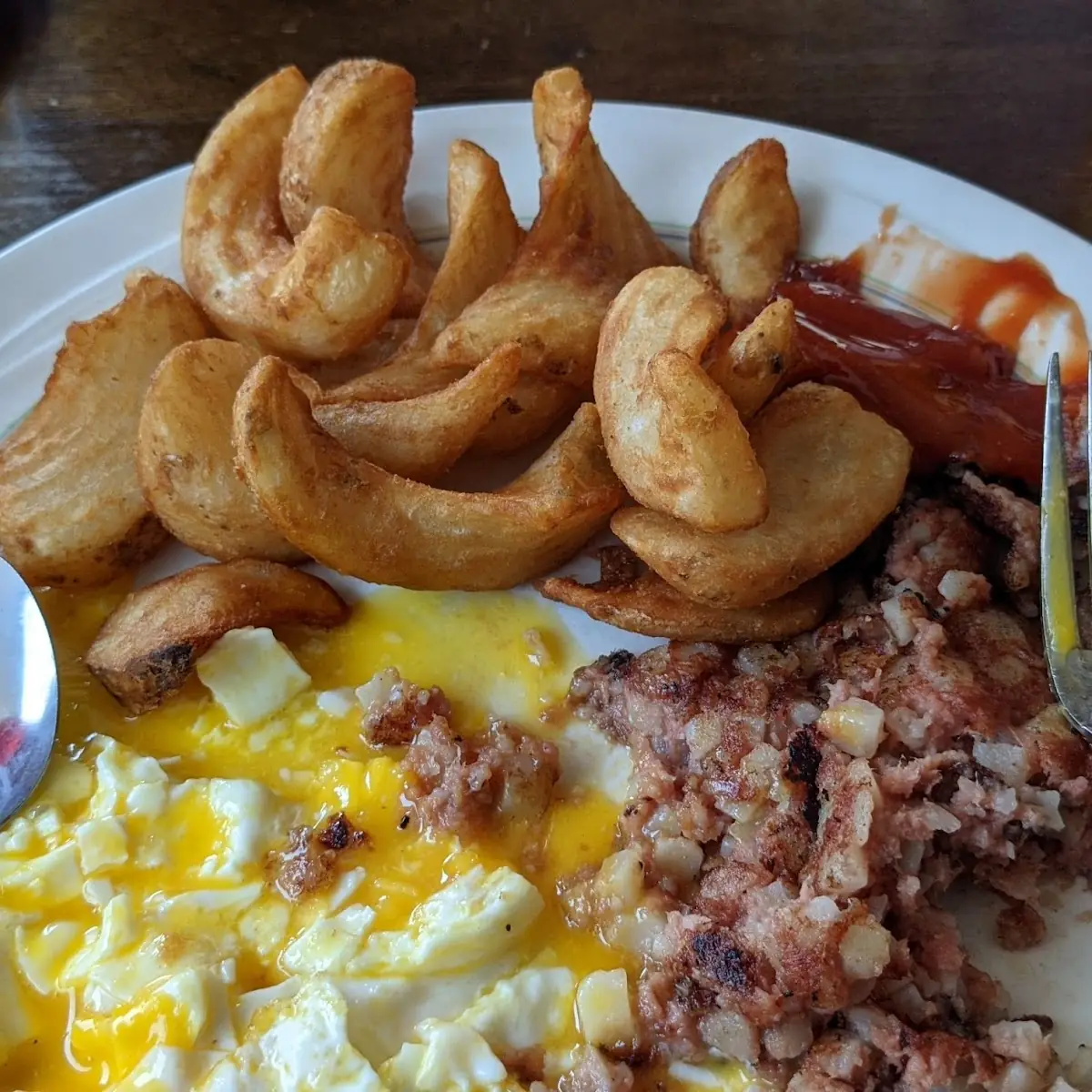 Corned Beef Hash and Eggs