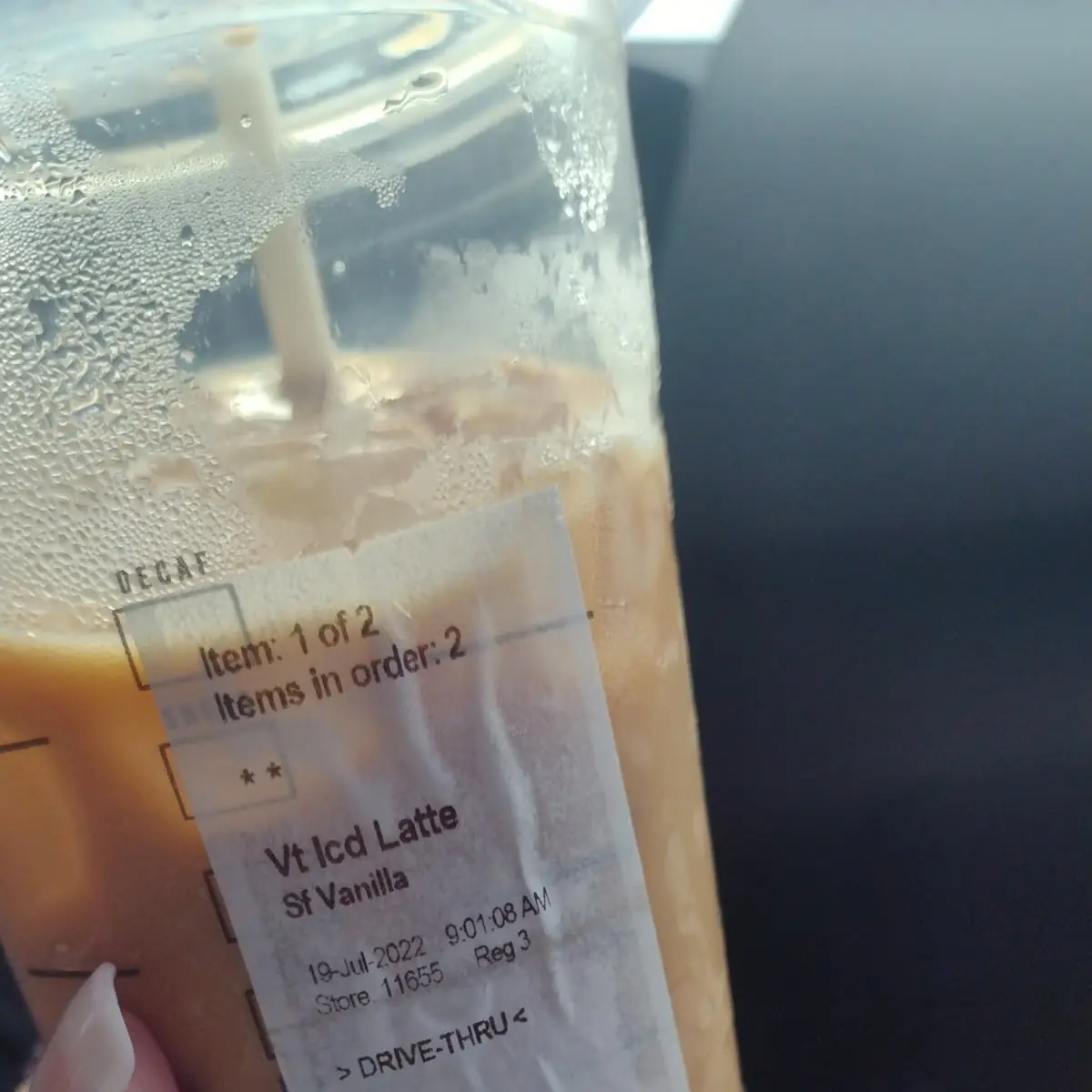 Sugar Free Vanilla Latte