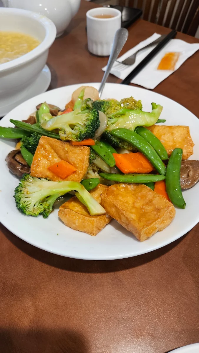 Mixed Vegetable with Tofu, Wo's Chinese Restaurant 金穗園美食